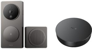 Aqara Video Doorbell G4 (Chime Included) Plus Aqara Smart Hub M2 (2.4 GHz Wi-Fi Required)